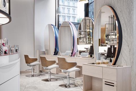 Harvey nichols beauty lounge blow out bar